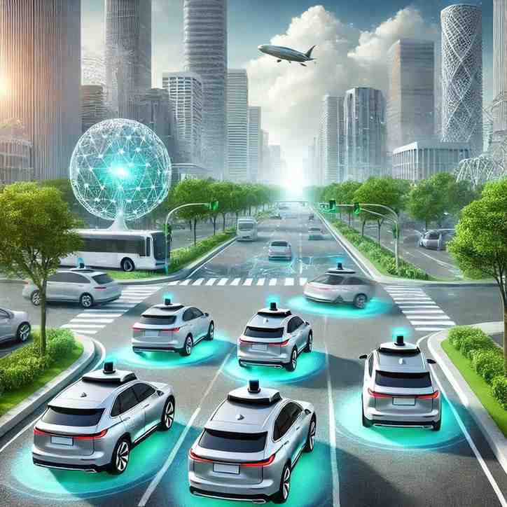 reduction in Traffic Congestion and Environmental Benefits of self driving vehicles